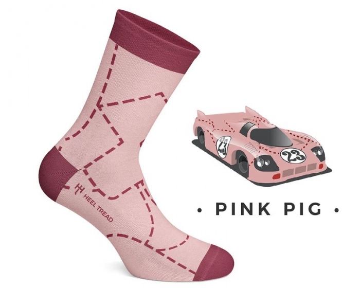 Socken im Design "917 'Rosa Sau'"